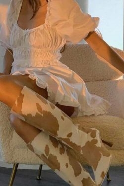 Coquette Aesthetic Cynthia Puff Sleeves Mini Dress