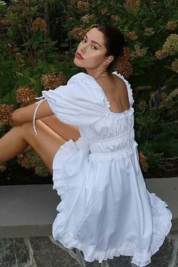 Coquette Aesthetic Cynthia Puff Sleeves Mini Dress