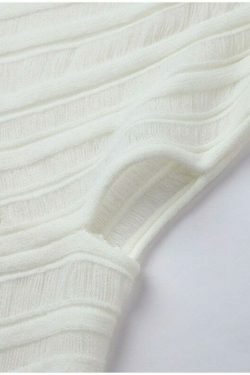 Coquette Aesthetic Darcy Hollow Out Mini Dress - Y2K Fashion Slim Fit for Women