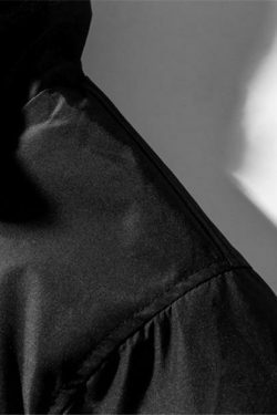 Coquette Aesthetic Dark Matter Padded Windbreaker - Y2K Fashion Statement Piece