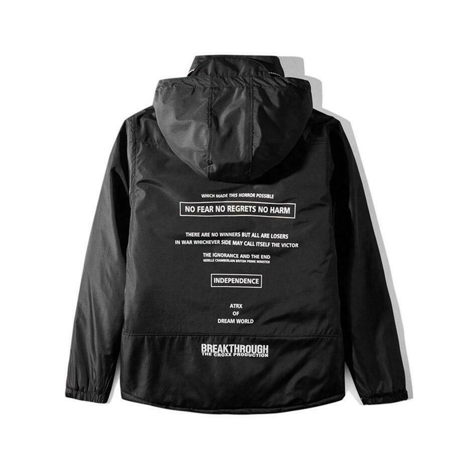 Coquette Aesthetic Dark Matter Padded Windbreaker - Y2K Fashion Statement Piece