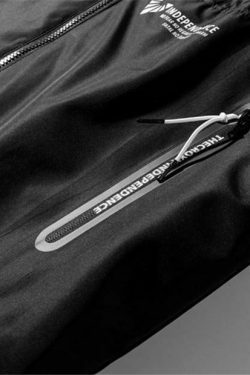 Coquette Aesthetic Dark Matter Padded Windbreaker - Y2K Fashion Statement Piece