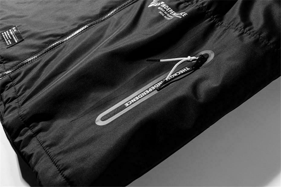 Coquette Aesthetic Dark Matter Padded Windbreaker - Y2K Fashion Statement Piece