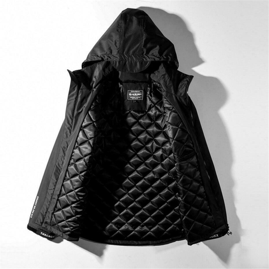 Coquette Aesthetic Dark Matter Padded Windbreaker - Y2K Fashion Statement Piece
