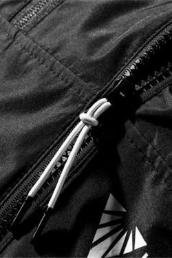 Coquette Aesthetic Dark Matter Padded Windbreaker - Y2K Fashion Statement Piece