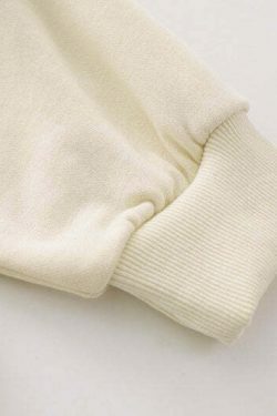 Coquette Aesthetic Distressed Skeleton Embroidered Hoodie