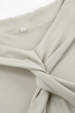 Coquette Aesthetic Draped Slash Neck Tunic - Y2K Fashion Statement Piece