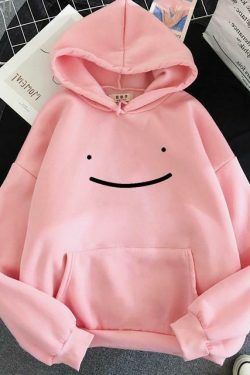 Coquette Aesthetic Dream Face Hoodies: Y2K Fashion for Women - Grunge, Pastel Goth, Preppy, and More