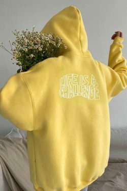 Coquette Aesthetic Embroidered Oversized Hoodie - Y2K Fashion Statement Piece