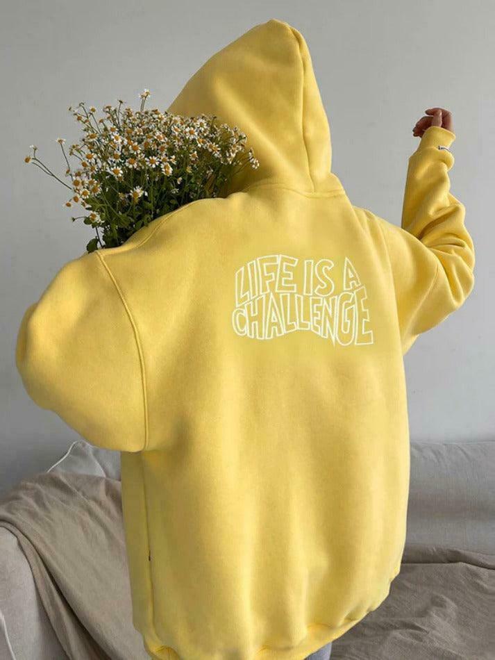 Coquette Aesthetic Embroidered Oversized Hoodie - Y2K Fashion Statement Piece