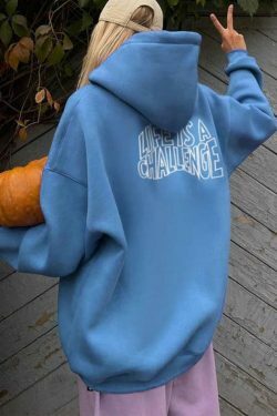 Coquette Aesthetic Embroidered Oversized Hoodie - Y2K Fashion Statement Piece