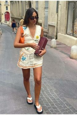 Coquette Aesthetic Embroidered Shorts Set - Y2K Fashion Women's Outfit