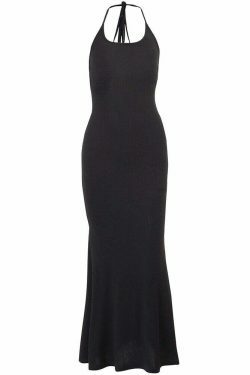 Coquette Aesthetic Emmett Backless Long Dress - Y2K Fashion - Grunge Style with Old Money Elegance