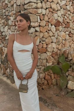 Coquette Aesthetic Evie Backless Sling Dress - Y2K Fashion for Women