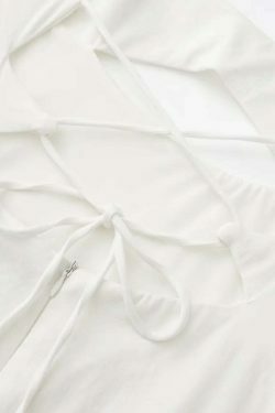 Coquette Aesthetic Evie Backless Sling Dress - Y2K Fashion for Women