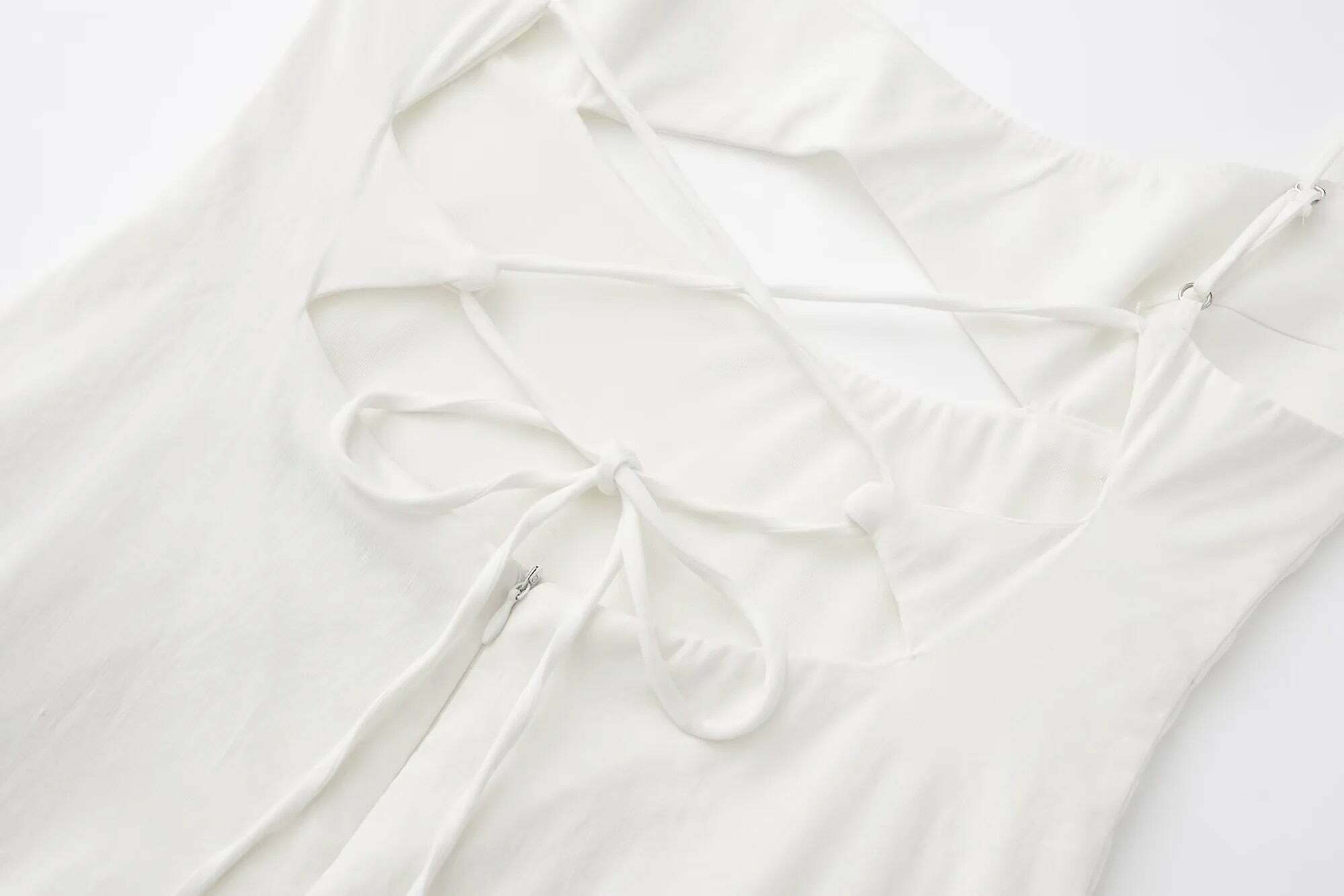 Coquette Aesthetic Evie Backless Sling Dress - Y2K Fashion for Women