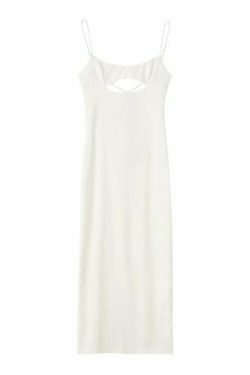 Coquette Aesthetic Evie Backless Sling Dress - Y2K Fashion for Women
