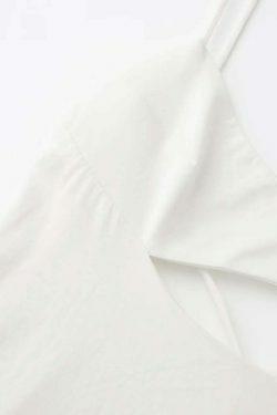 Coquette Aesthetic Evie Backless Sling Dress - Y2K Fashion for Women