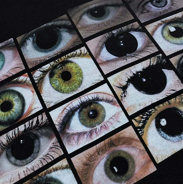 Coquette Aesthetic Eye Graphic T-Shirt - Y2K Fashion with Grunge Style and Pastel Goth Vibes Coquette Aesthetic Eye Graphic T-Shirt - Y2K Fashion with Grunge Style and Pastel Goth Vibes