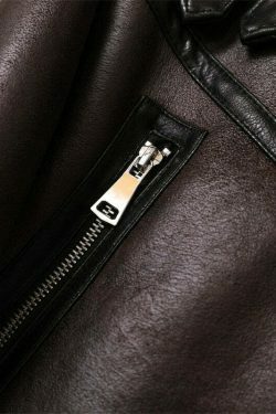 Coquette Aesthetic Faux Leather Jacket: Y2K Fashion with Grunge & Pastel Goth Vibes