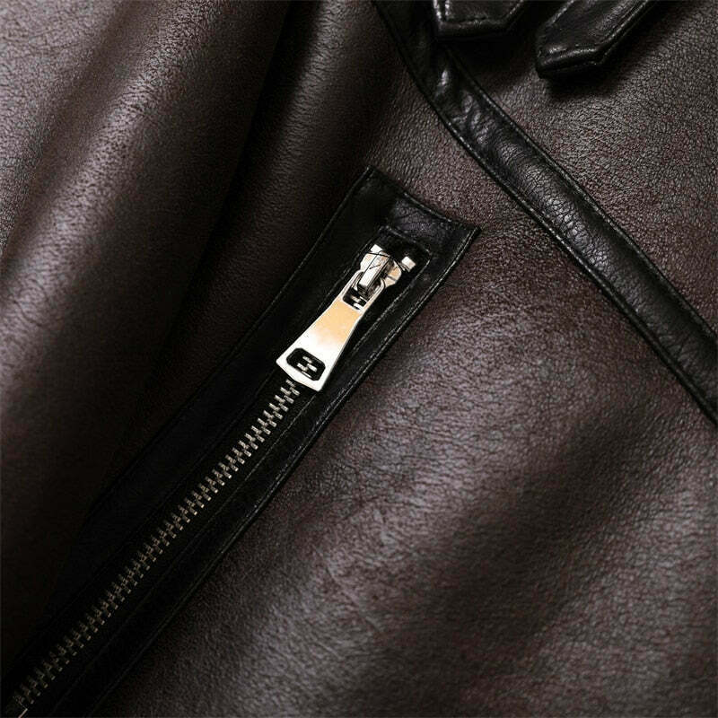 Coquette Aesthetic Faux Leather Jacket: Y2K Fashion with Grunge & Pastel Goth Vibes