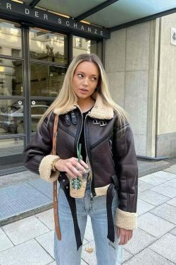 Coquette Aesthetic Faux Leather Jacket: Y2K Fashion with Grunge & Pastel Goth Vibes