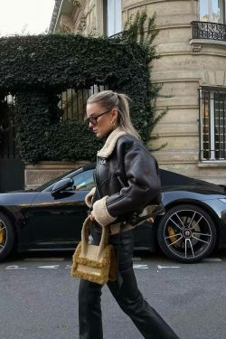 Coquette Aesthetic Faux Leather Jacket: Y2K Fashion with Grunge & Pastel Goth Vibes