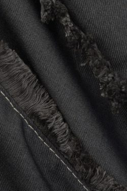 Coquette Aesthetic Frayed Tube Top with Neck Scarf