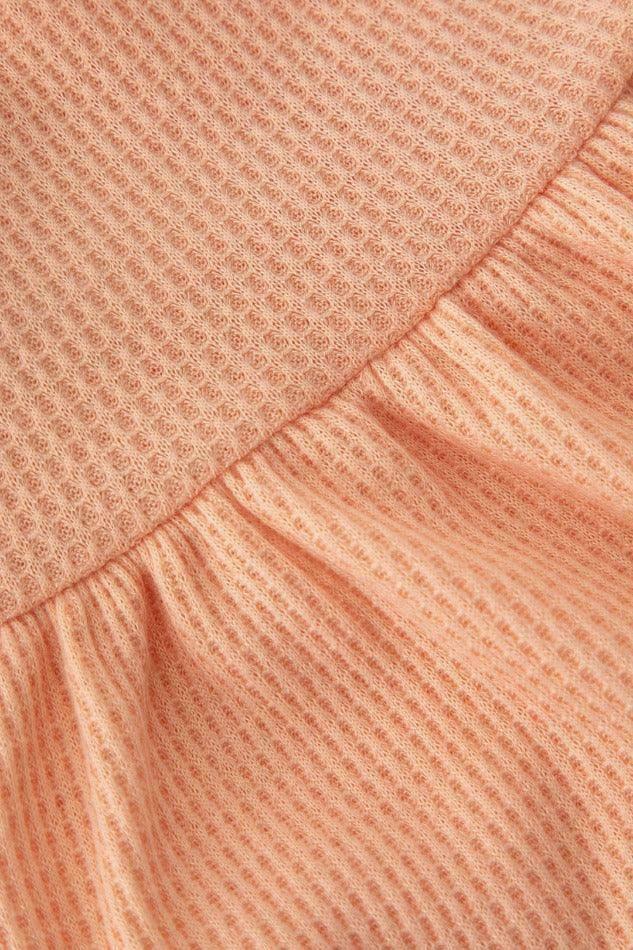 Coquette Aesthetic Frill Trim Knot Front Tube Top - Y2K Fashion Statement Piece