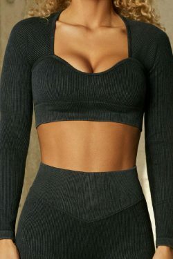 Coquette Aesthetic Frosted Bra and Hip-Lifting Yoga Suit