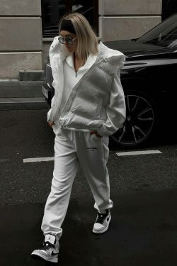 Coquette Aesthetic Frosty Fusion Puffer Vest