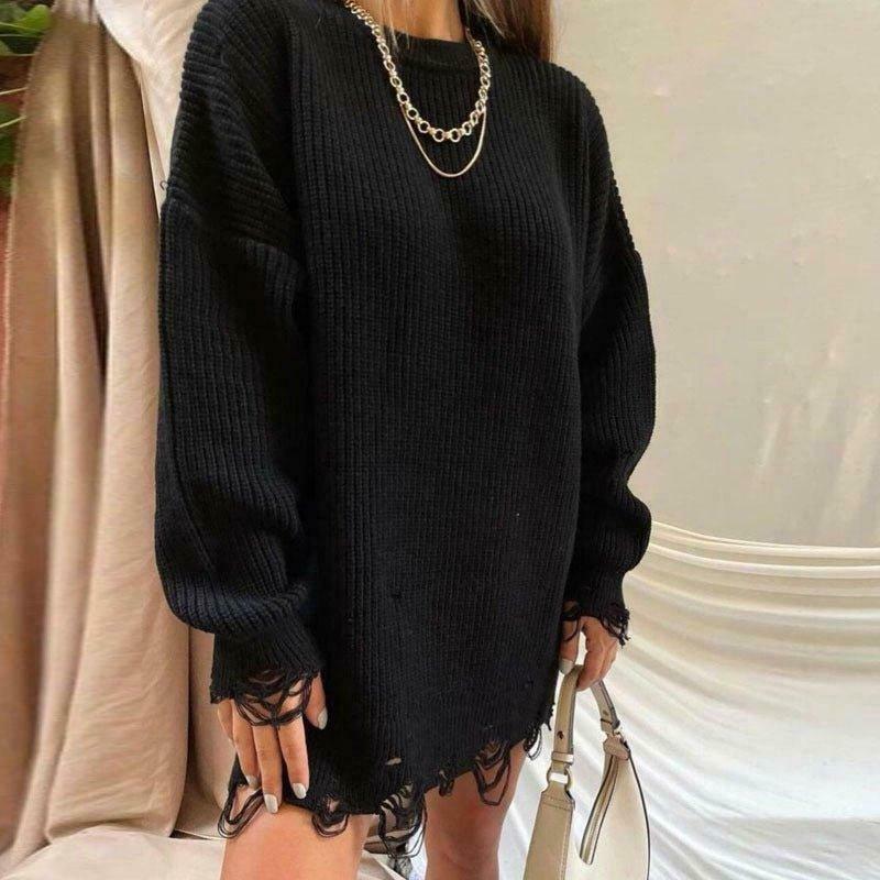 Coquette Aesthetic Fuzzy Knit Sweater Dress - Y2K Fashion for Women Coquette Aesthetic Fuzzy Knit Sweater Dress - Y2K Fashion for Women