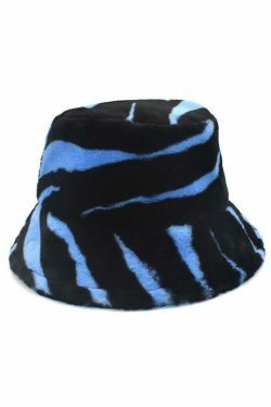 Coquette Aesthetic Fuzzy Warm Bucket Hat - Y2K Fashion Statement Piece