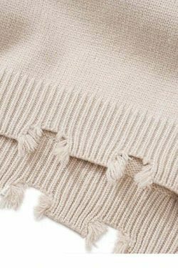 Coquette Aesthetic Ghost Graphic Knitted Sweater for Y2K Fashion and Grunge Style