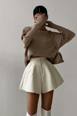 Coquette Aesthetic Goldie Glow Cargo Skirt - Y2K Fashion Statement Piece