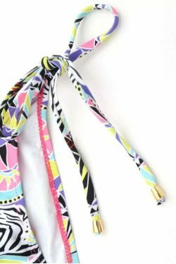 Coquette Aesthetic Halter Bikini Top & String Bottoms - Y2K Fashion Swimwear