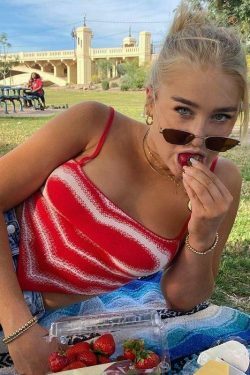 Coquette Aesthetic Heart Print Knit Top - Y2K Fashion - Grunge Style - Cute Pastel Goth Outfit