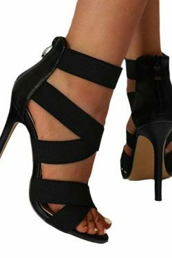 Coquette Aesthetic High-Heeled Strappy Sandal for Y2K Fashionistas