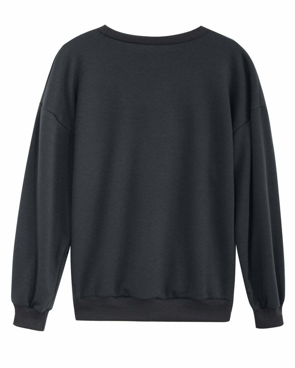 Coquette Aesthetic High-Quality Skull Print Sweatshirt for Women - Y2K Fashion Grunge Style