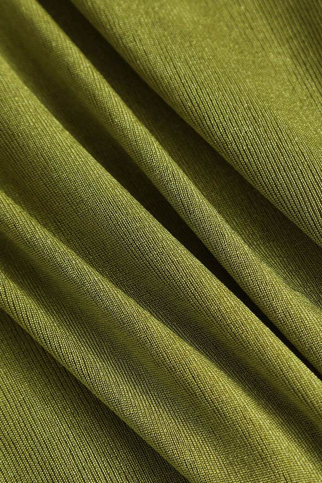 Coquette Aesthetic High Neck Sleeveless Midi Dress with Slit - Y2K Fashion Statement Piece