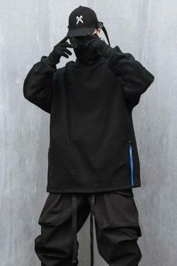 Coquette Aesthetic High Neck Sweatshirt - Y2K Fashion Minimalist Style for Women