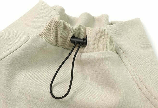 Coquette Aesthetic High Neck Sweatshirt - Y2K Fashion Minimalist Style for Women