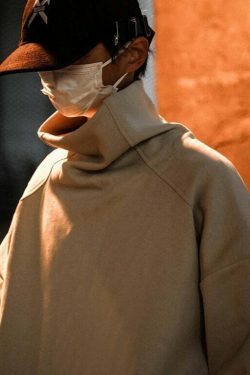 Coquette Aesthetic High Neck Sweatshirt - Y2K Fashion Minimalist Style for Women