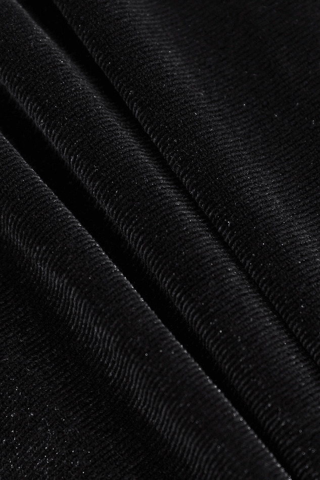 Coquette Aesthetic High Neck Velvet Maxi Dress with Ruched Detail Coquette Aesthetic High Neck Velvet Maxi Dress with Ruched Detail