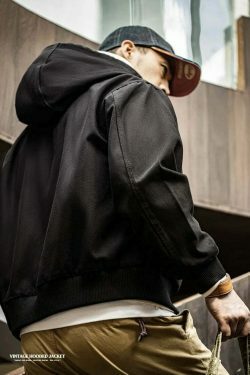 Coquette Aesthetic Hooded Canvas Jacket - Y2K Fashion with Grunge & Pastel Goth Vibes