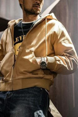 Coquette Aesthetic Hooded Canvas Jacket - Y2K Fashion with Grunge & Pastel Goth Vibes