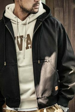 Coquette Aesthetic Hooded Canvas Jacket - Y2K Fashion with Grunge & Pastel Goth Vibes