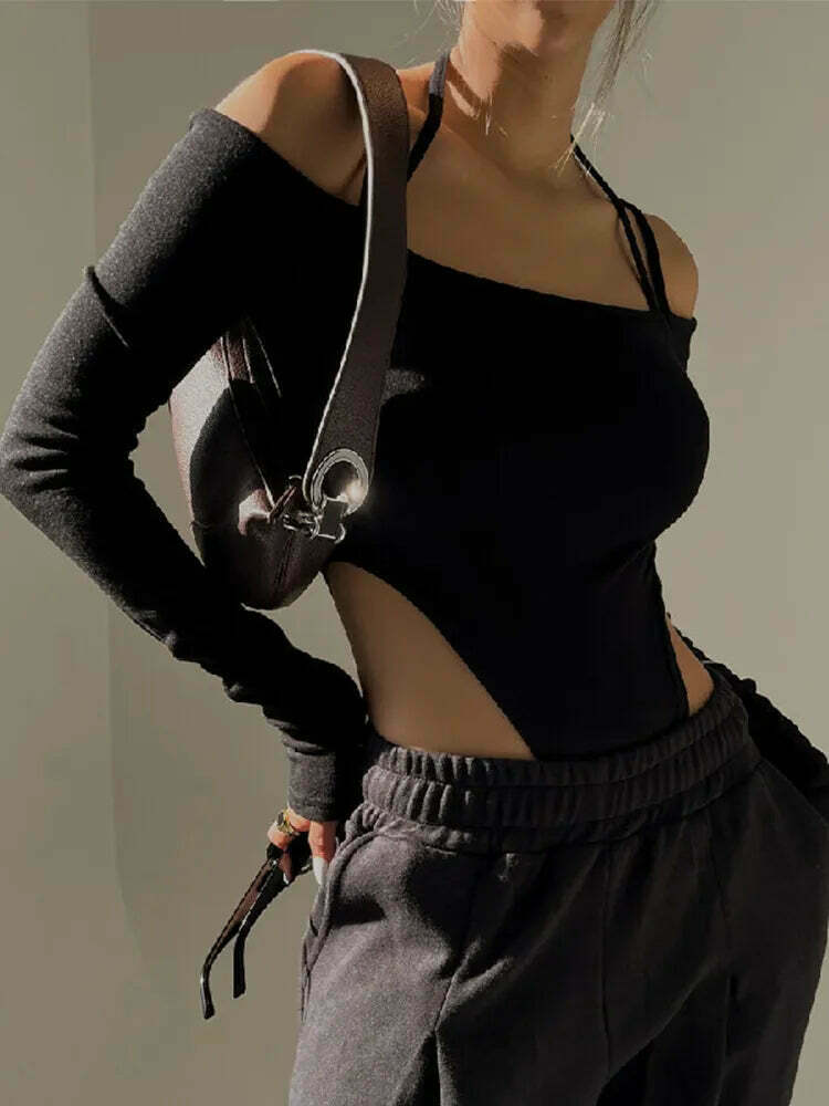 Coquette Aesthetic Infinite Ink Skinny Bodysuit - Y2K Fashion Statement Piece