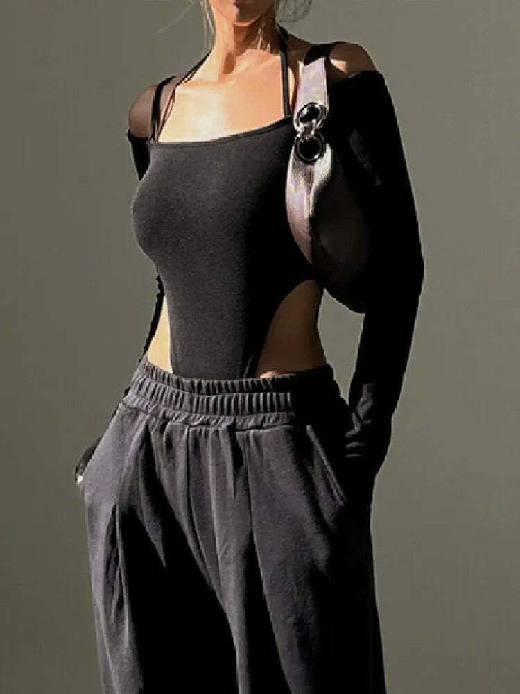 Coquette Aesthetic Infinite Ink Skinny Bodysuit - Y2K Fashion Statement Piece