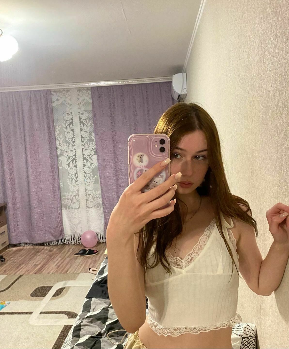 Coquette Aesthetic Ivory Delight Cami - Y2K Fashion Top for Women